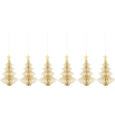 House Doctor HDTree Коледни украшения, счупено бяло, 6 бр (266602503)