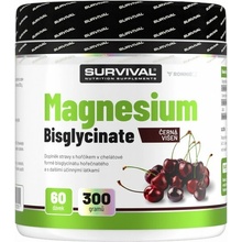 Survival Horčík Magnesium Bisglycinate 300 g čierna višňa