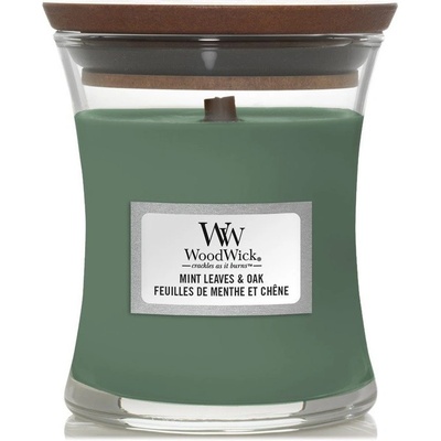 WoodWick Mint Leaves & Oak 85 g