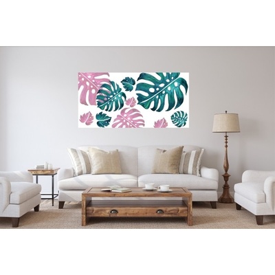 Divio Obraz na plátně listy, vzor 10411 Velikost: 60x120 cm