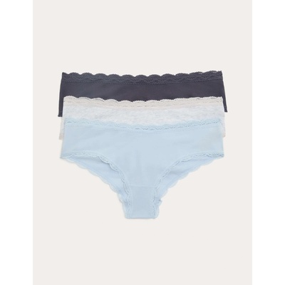 Marks & Spencer 3 бр. танга Cotton Rich Hipster Marks & Spencer сива Marks & Spencer | Siv | ЖЕНИ | 8