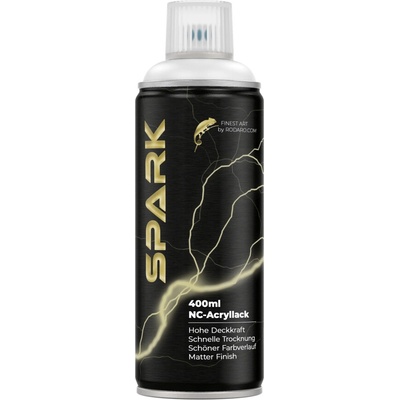 Spark akrylovánmatná 400 ml čistobiela