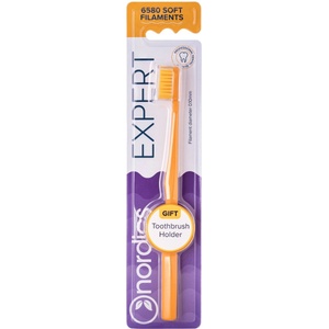 Nordics Четка за зъби Expert 6580, Soft, оранжева - ozone