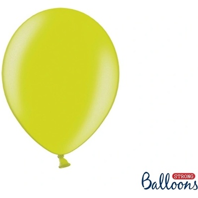 Balónek 27 cm metalický limetkový