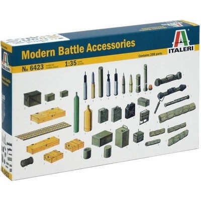 Italeri Model Kit doplňky 6423 MODERN BATTLE ACCESSORIES 1:35