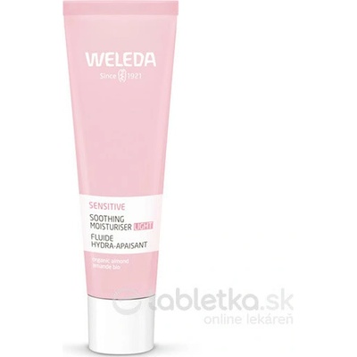 Weleda Sensitive Light upokojujúci pleťový krém s bio mandľovým olejom 30 ml
