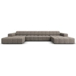 Cosmopolitan Design Тъмносив ъглов диван ("U" форма) Chicago - Cosmopolitan Design (COS_U_140_F1_CHICAGO6)