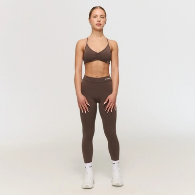 Dámske V-back legíny Fierce Cappuccino GymBeam