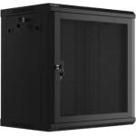Lanberg Комуникационен шкаф Lanberg 19", 12U, 600x450 mm, стенен, черен (WF01-6412-23B)