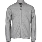 TEE JAYS tj5704 athletic / Мъжка блуза с цип - сиво-каприз xl (18570461004)