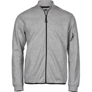 TEE JAYS tj5704 athletic / Мъжка блуза с цип - сиво-каприз xl (18570461004)