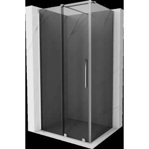 Mexen Velar разтегателна душ кабина 130 x 80 см, графит, хром - 871-130-080-41-01 (871-130-080-41-01)