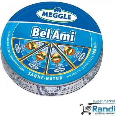 Meggle Топено сирене секторно Bel Ami Meggle натурално 140гр
