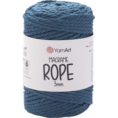 YARNART Macrame Rope 3 mm 63 m 789 Blueish юта (Macrame Rope 3 mm 789)