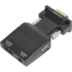VCOM адаптер Adapter VGA M / HDMI F with Audio - CA337A (CA337A)