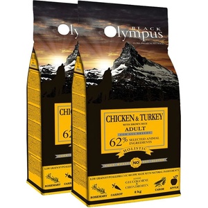 Black Olympus Adult Medium Chicken & Brown Rice 2 x 12 kg