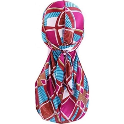 Durag Dreamfix Africa Print šátek na copánky růžová