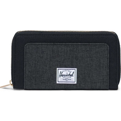 HERSCHEL peňaženka Wallets Thomas Black Crosshatch 03520