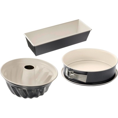 Dr. Oetker Baking Trend baking mold set - 3 pieces with springform pan, bundt cake pan and loaf pan, ceramic reinforced non-stick coating, heat-resistant up to 230°C, leak-proof - 4869