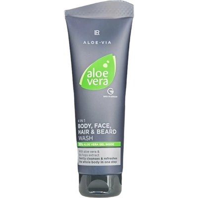 LR Aloe Vera 4v1 šampon na tělo obličej vlasy a vousy 250 ml
