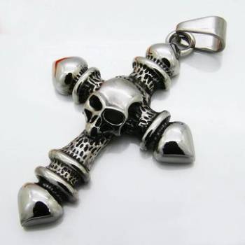 iŠperky Oceľový prívesok kríž devil ID|113919