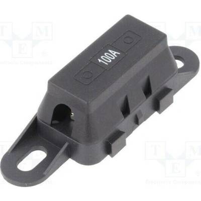 OPTIFUSE BLC-06B Zásuvka s krytkou; 42x12x8,2mm; 100A; přišroubováním; 32V