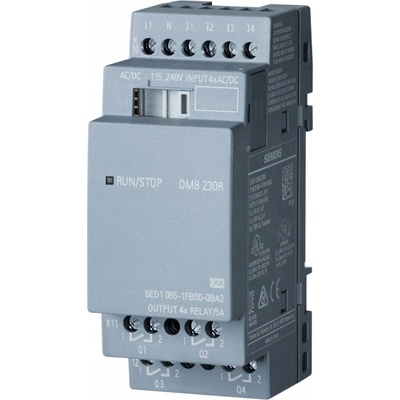Siemens LOGO! 8 DM8 230R Rozšiřující modul V/V 6ED1055-1FB00-0BA2 6ED1055-