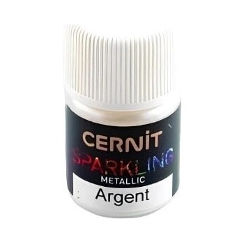 Cernit Sparkling Colored Powder Полимерна глина Metallic Silver 5 g (CE6100005080C)