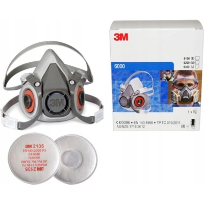 3M 6200|6300 2135 P3 Protiprachová maska