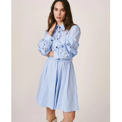 Alma En Pena krátké šaty sky blue