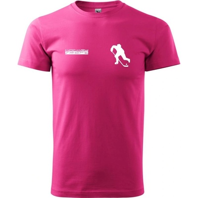 Hockey sport pánske tričko purpurové