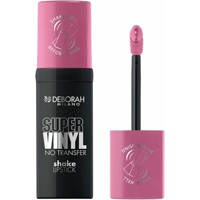 Deborah Milano dlouhotrvající tekutá rúž Super Vinyl 08 Orchid Pink 4,2 g