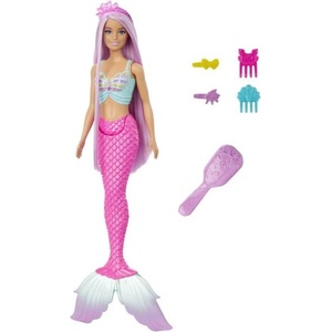 Mattel Кукла Mattel Barbie Приказна с дълга коса - русалка (HRR00)