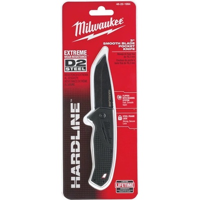 Milwaukee Сгъваем нож 76 мм HARDLINE Smooth (48221994)
