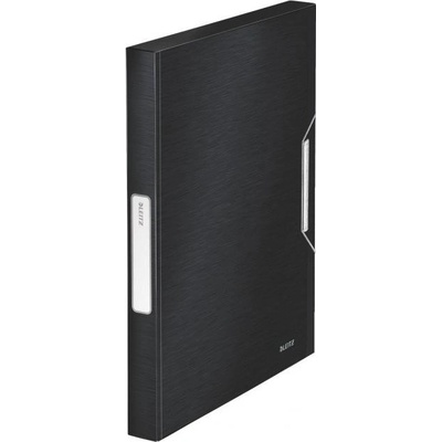 Leitz s gumičkou Style saténový čierny ES395694