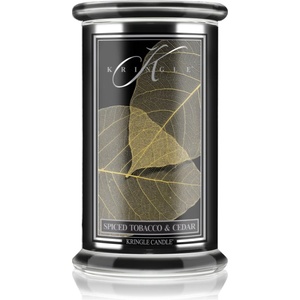 Kringle Candle Spiced Tobacco & Cedar ароматна свещ 623 гр