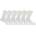 Firetrap Мъжки чорапи Firetrap 6Pk Crw Sock Mens - White