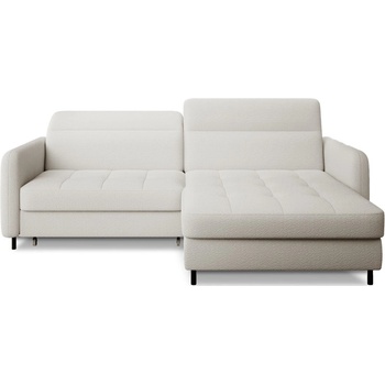 Eltap Кремав разтегателен ъглов диван с място за съхранение от букле (десен ъгъл) Gomsi - ELTAP (CO-GOM-RT-01ROY)