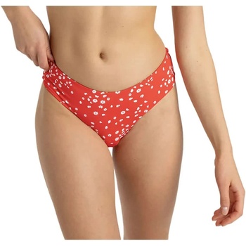 Roxy Pt Beach Classics V Cheeky bikini bottom - Red (Poppy Red Dancing Ditsy Swim)