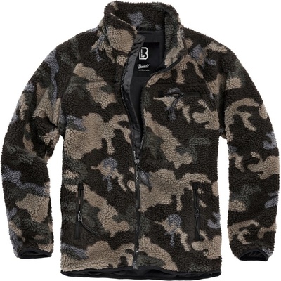 Mikina Brandit TeddyFleece Darkcamo