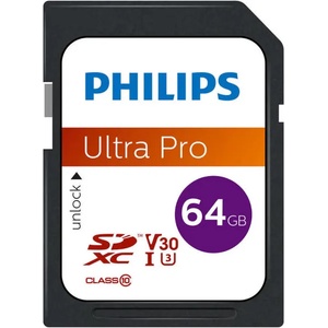 Philips SDXC 64GB C10/UHS-I/U3 FM64SD65B/00