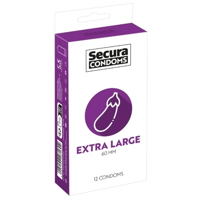 Secura Extra large - големи презервативи (12 бр. )