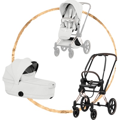 Cybex Kombinovaný Priam Style Rosegold Off White 2026