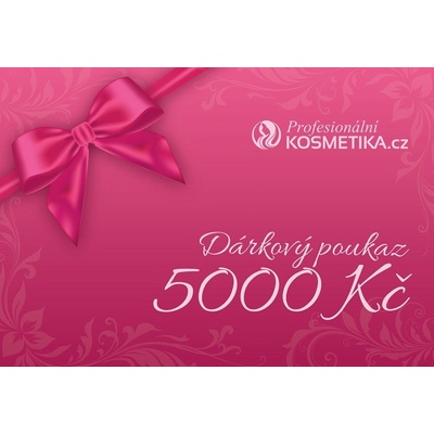 Dárkový poukaz v hodnotě 5000 Kč
