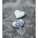 StehlikDesign brož Srdce Folklor modré 0172