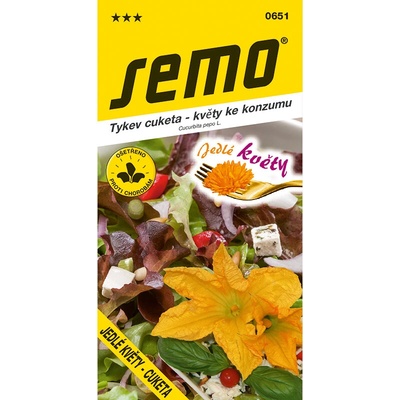 Semo Tekvica cuketa Jedlé kvety 1,5 g séria JEDLÉ KVETY