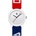 SANDA Детски аналогов часовник Sanda Classy, Червен / Син (SANDA-3205-RED-BLUE)