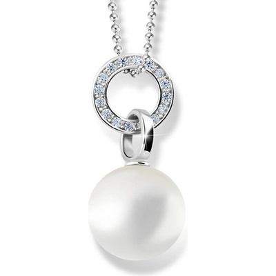 Zodiax Zlatý přívěsek s perlou 1491 bílá