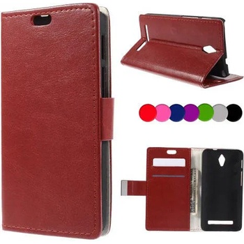 Image 1 of ASUS Zenfone C ZC451CG Magnetic Wallet Кожен Калъф и Протектор