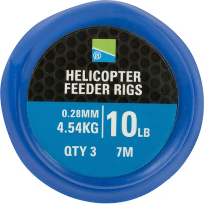 PRESTON INNOVATIONS Preston Hotová Montáž Helicopter Feeder Rigs 3 ks